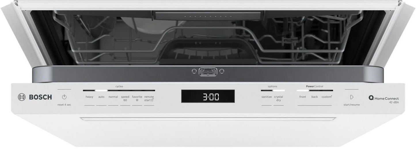 BOSCH SHP78CM2N Bosch 800 Series Dishwasher 24"" White