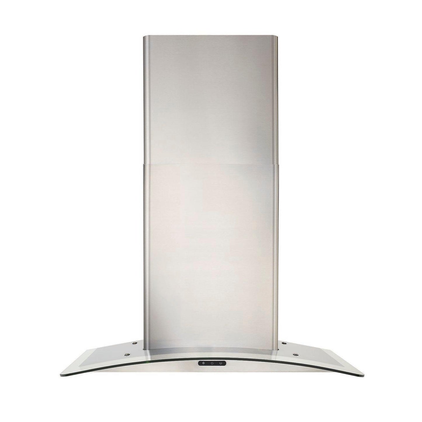 BROAN EW4630SS 30-in. Convertible Wall Mount Curved Glass Chimney Range Hood With ...