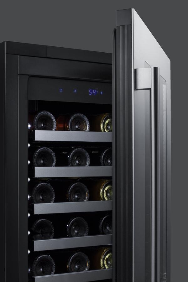 SUMMIT CL18WC 18"" Wide Built-in Wine Cellar With Seamless Stainless Steel TRIMMED...