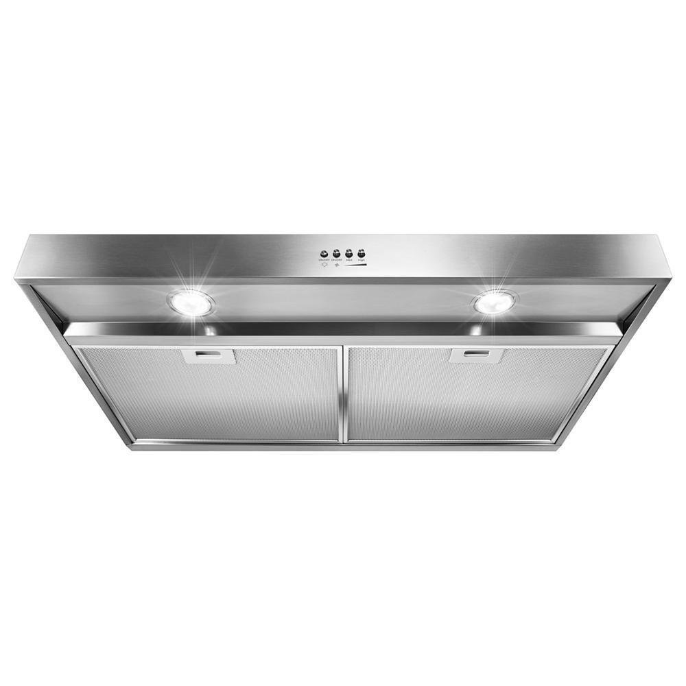 WHIRLPOOL WVU37UC4FS 24"" Range Hood With Dishwasher-safe Full-width Grease Filters