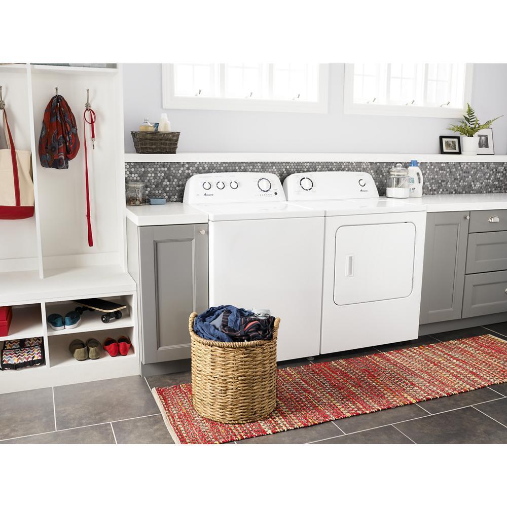 AMANA NGD4655EW 6.5 Cu. Ft. Top-load Gas Dryer With Automatic Dryness Control - White