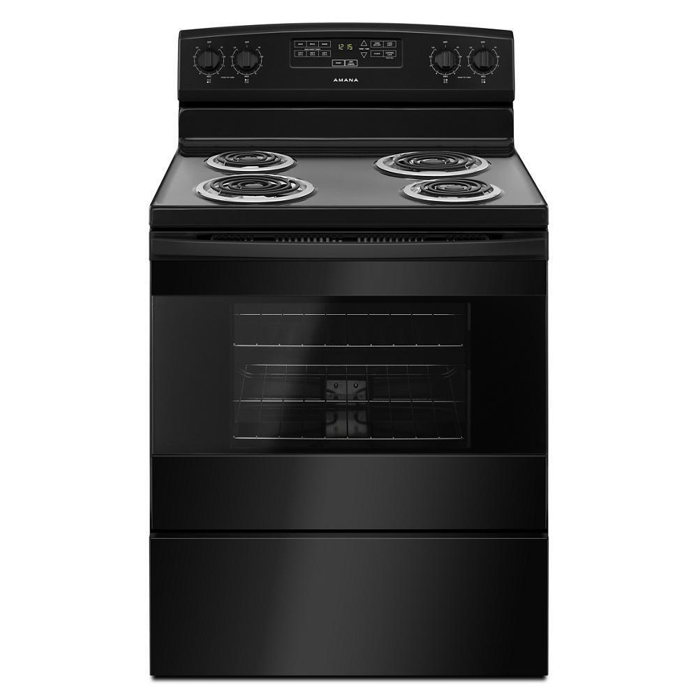 AMANA ACR4303MFB 30-inch Amana Electric Range With Bake Assist Temps - Black
