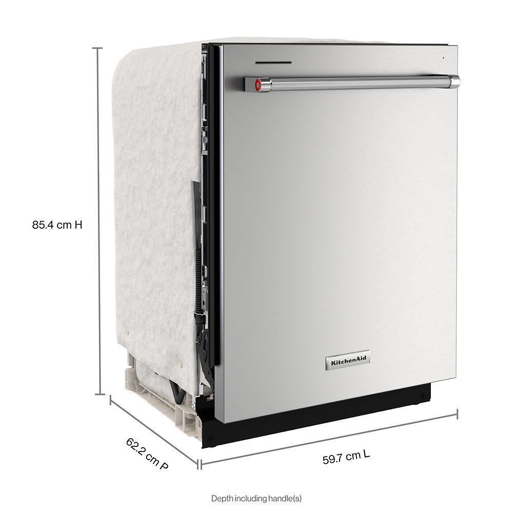 KITCHENAID KDTE304RPS Third Level Jet Rack Dishwasher With 40+ Total Wash Jets, 41 Dba