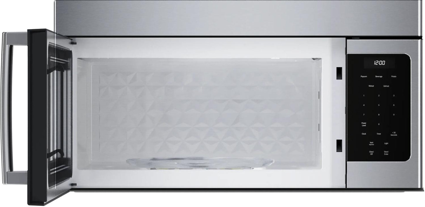 BOSCH HMV3054U 300 Series Over-the-range Microwave 30"" Left Sideopening Door, STAI...