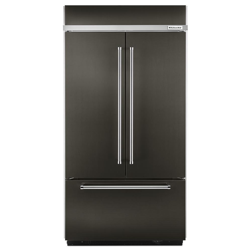KITCHENAID KBFN502EBS Black-on-stainless Kitchenaid 24.2 Cu. Ft. 42"" Width Built-in ST...
