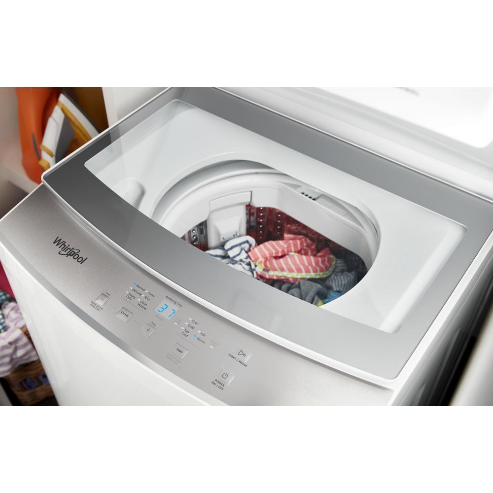 WHIRLPOOL WET4024HW Whirlpool 1.5 CU.FT Electric Stacked Laundry Center 6 Wash CYCLE...