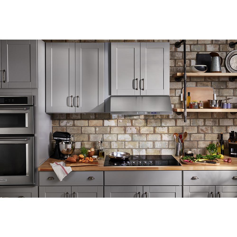 KITCHENAID KCES556HBL 36"" Electric Cooktop With 5 Elements and Knob Controls - Black