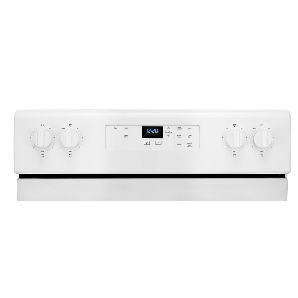 WHIRLPOOL WFC150M0JW 4.8 Cu. Ft. Whirlpool Electric Range With Keep Warm Setting
