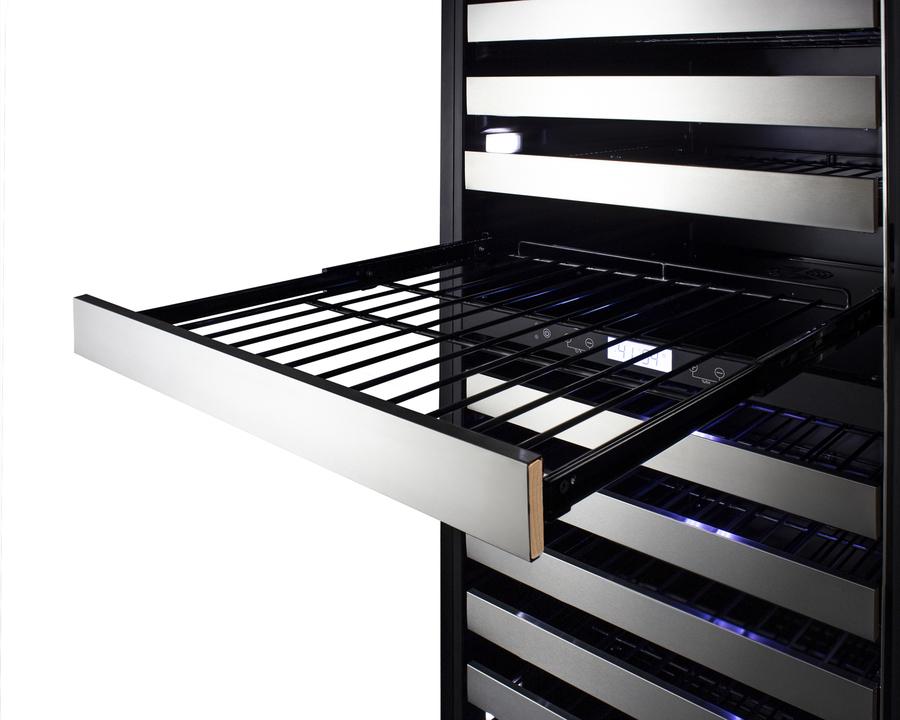 SUMMIT SWCP2116LHD Summit 24"" Wide Dual-zone Wine Cellar