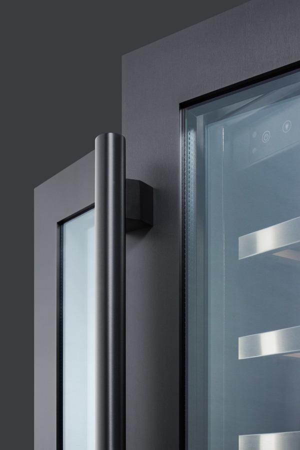 SUMMIT SWC24GKS Built-in Undercounter Dual Zone Wine Cellar With French Glass DOORS...