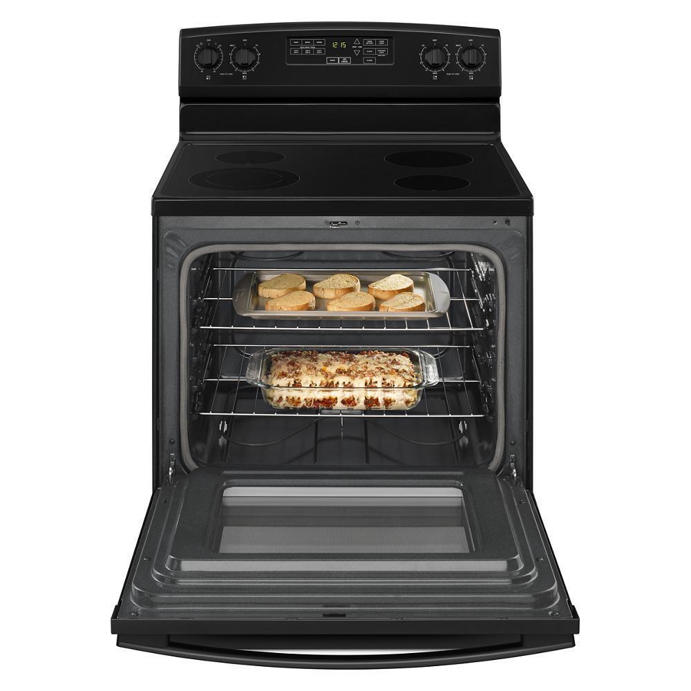AMANA AER6603SFB 30-inch Amana Electric Range With Self-clean Option - Black