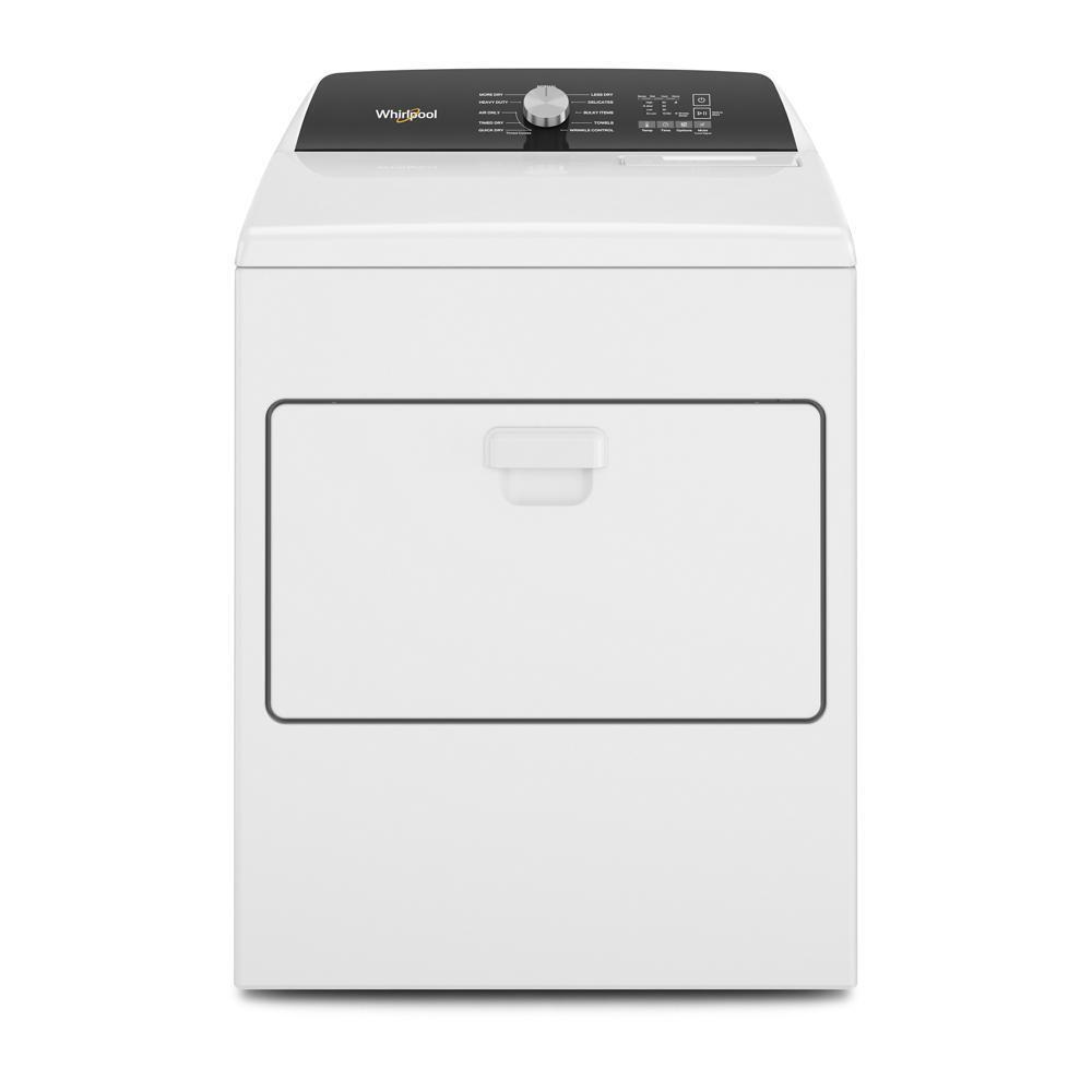 WHIRLPOOL WED5010LW Whirlpool 7.0 Cu. Ft. Top Load Electric Moisture Sensing Dryer