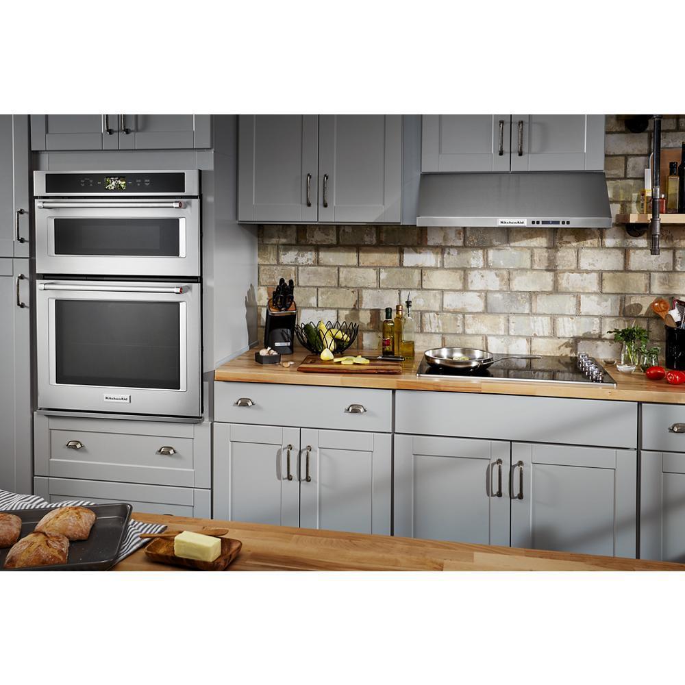 KITCHENAID KCES550HSS 30"" Electric Cooktop With 5 Elements and Knob Controls - Stainless ...
