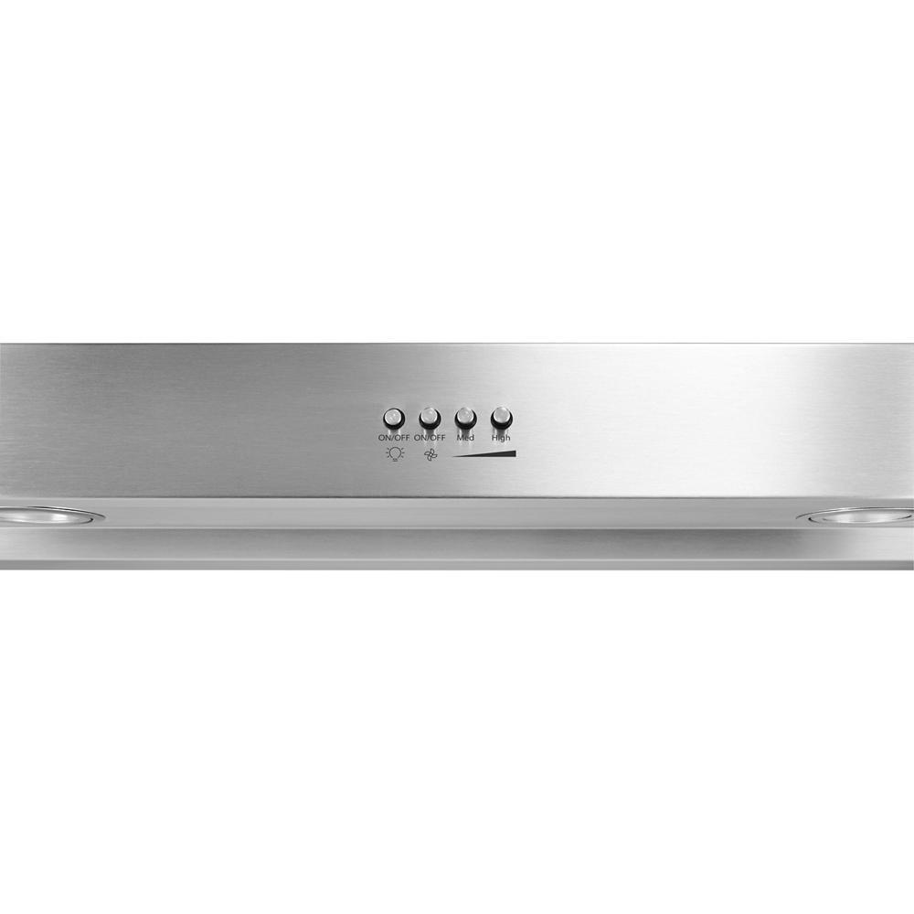 WHIRLPOOL WVU37UC4FS 24"" Range Hood With Dishwasher-safe Full-width Grease Filters