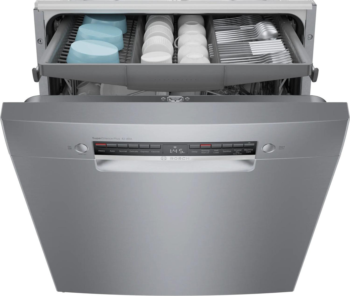 BOSCH SGE78C55UC Bosch 800 Series Dishwasher 24"" Stainless Steel
