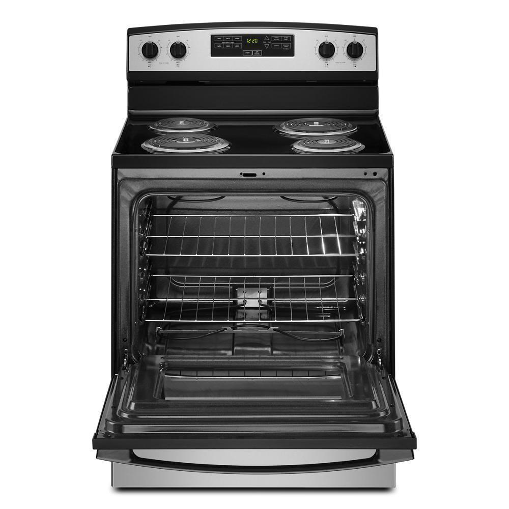 AMANA ACR4303MMS 30-inch Amana Electric Range With Bake Assist Temps