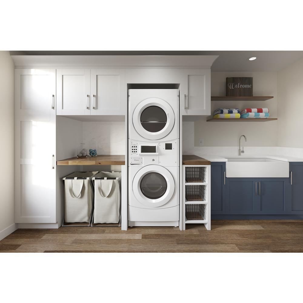 WHIRLPOOL CET9100GQ Whirlpool Commercial Electric Stack Washer/dryer, Non-vend and C...