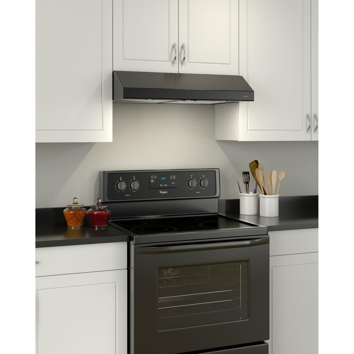 BROAN BCSD136BL Broan New - Glacier 36"" 250 Cfm 1.5 Sones Black Range Hood