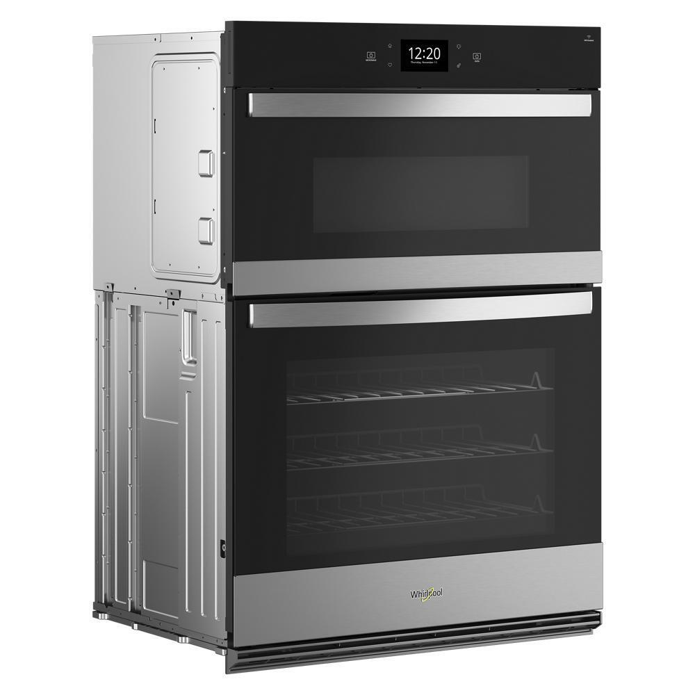 WHIRLPOOL WOEC7030PZ Whirlpool 5.0 Cu. Ft. Wall Oven Microwave Combo With Air Fry