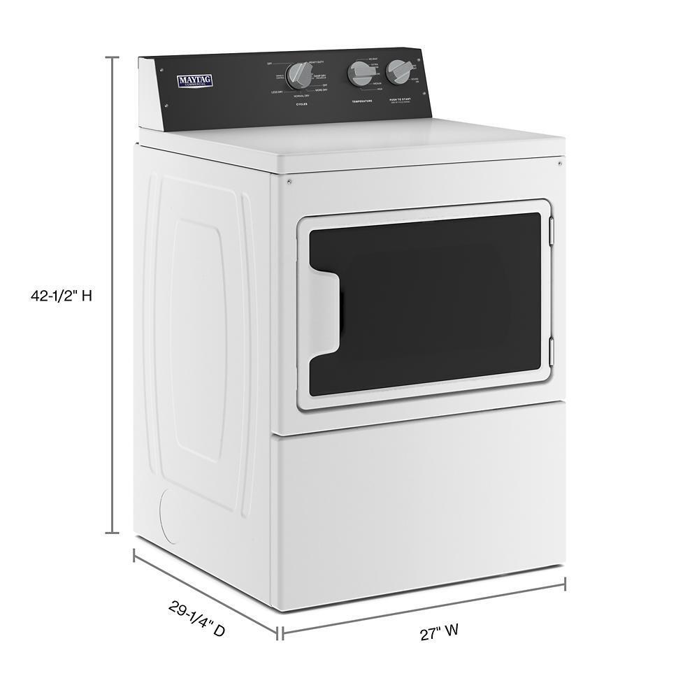 MAYTAG MGDP586KW Maytag Commercial-grade Residential Dryer - 7.4 Cu. Ft.