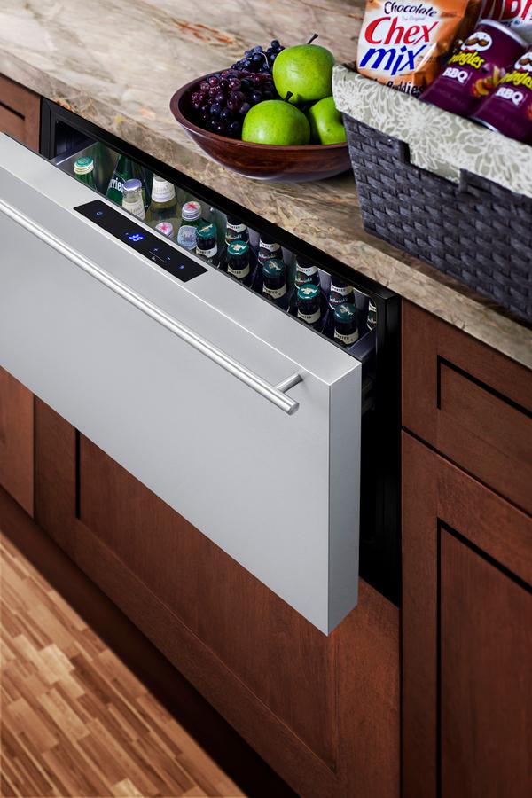 SUMMIT SDR301OS Summit 30"" Wide Built-in Outdoor Drawer Refrigerator