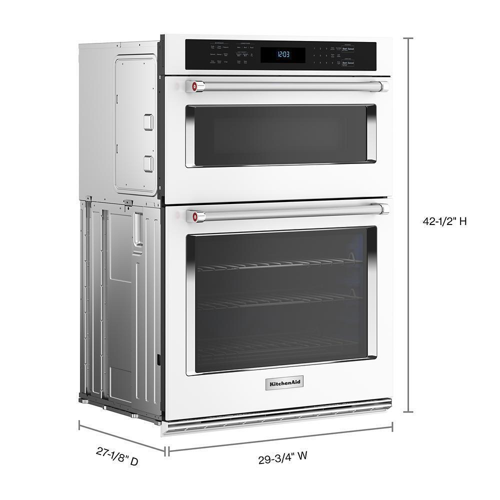 KITCHENAID KOEC530PWH Kitchenaid Combination Microwave Wall Ovens With Air Fry Mode