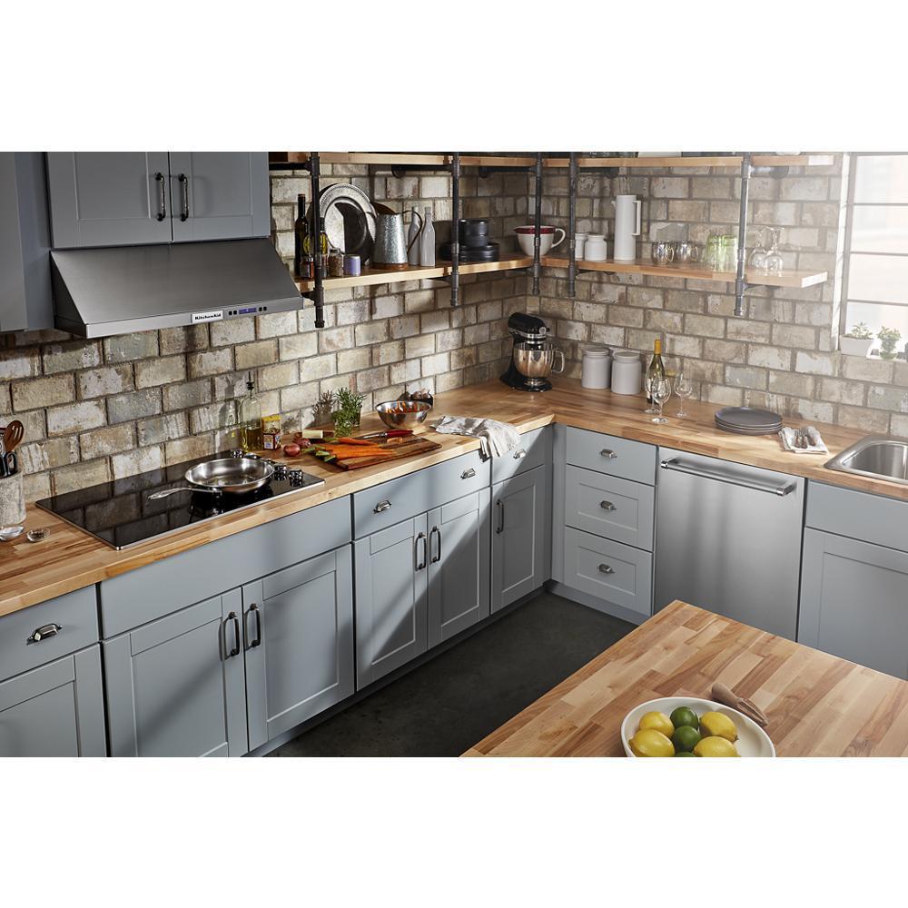 KITCHENAID KCES550HSS 30"" Electric Cooktop With 5 Elements and Knob Controls - Stainless ...