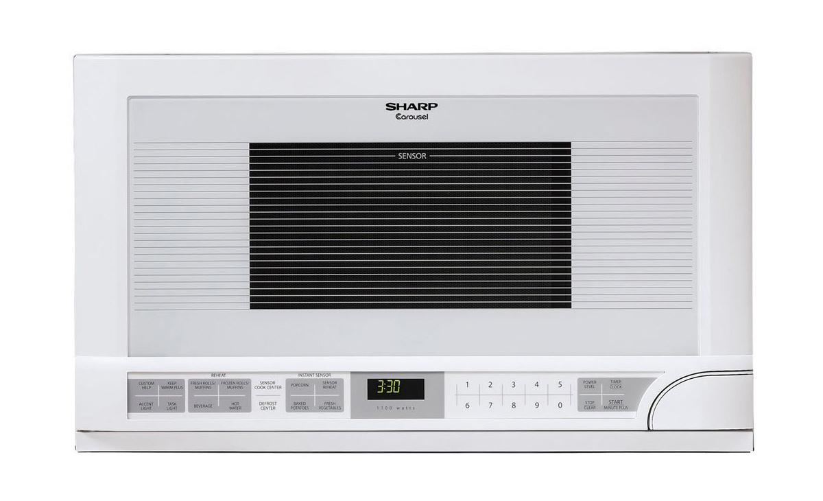 SHARP R1211TY Sharp Carousel Over-the-counter Microwave Oven 1.5 Cu. Ft. 1100w White