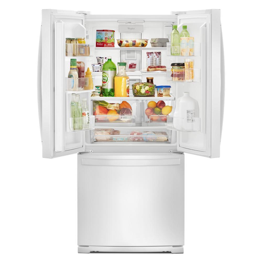 WHIRLPOOL WRF560SEHW Whirlpool 30-inch Wide French Door Refrigerator - 20 Cu. Ft.