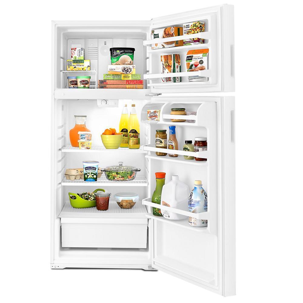 AMANA ART104TFDB Black Amana 14 Cu. Ft. Top-freezer Refrigerator With Flexible ST...