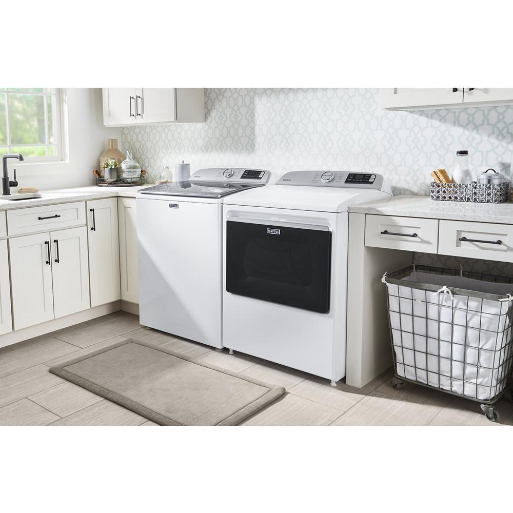 MAYTAG MGD6230HW Smart Capable Top Load Gas Dryer With Extra Power Button - 7.4 Cu. Ft.