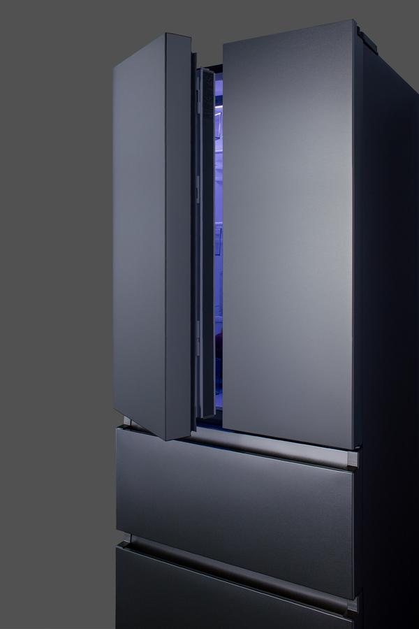 SUMMIT FDRD152PL Summit 27.5"" Wide French Door Refrigerator-freezer