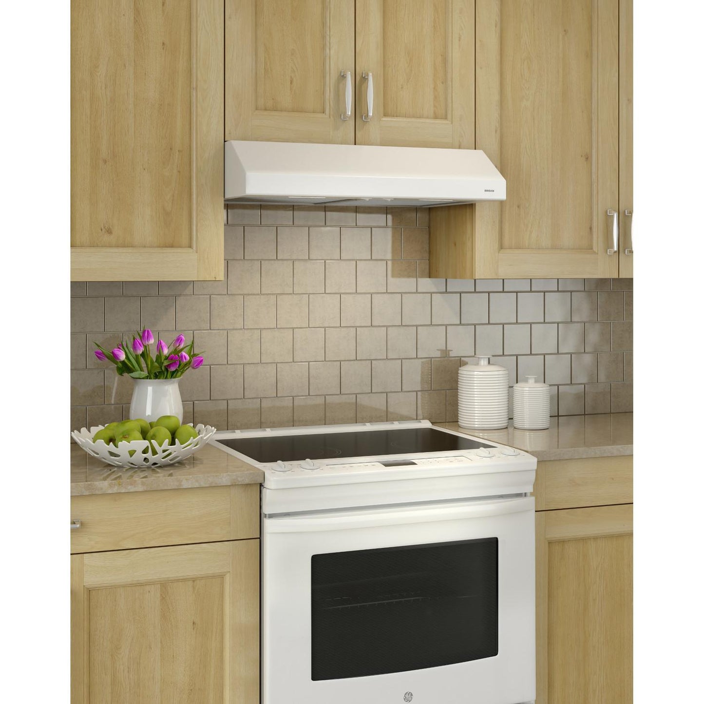 BROAN BCSEK130WW New - Glacier 30"" 250 Cfm 1.5 Sones White Range Hood Energy STAR...