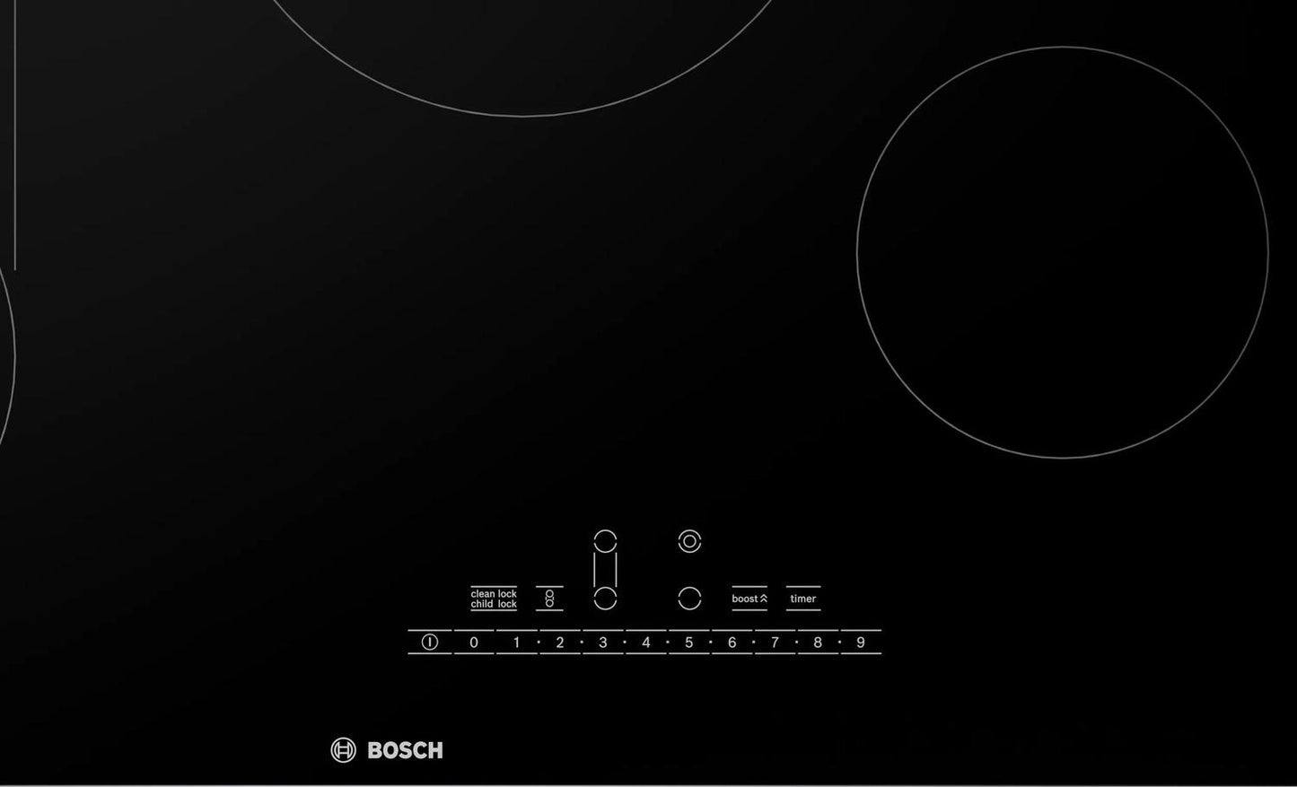 BOSCH NET8069UC 800 Series Electric Cooktop 30'' Black, Surface Mount Without FRAME...
