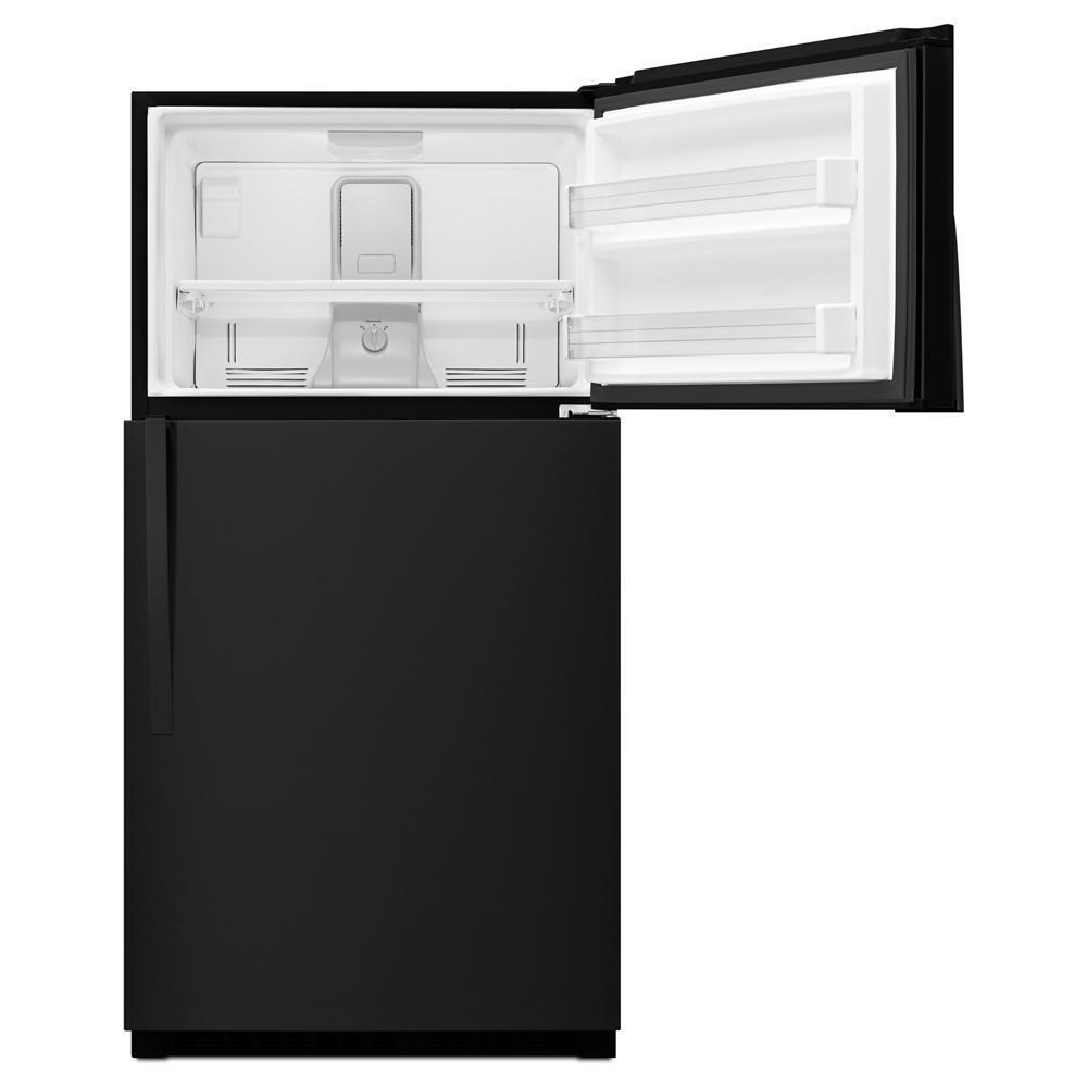 WHIRLPOOL WRT541SZDB Black Whirlpool 33"" Wide Top-freezer Refrigerator With Optional ...
