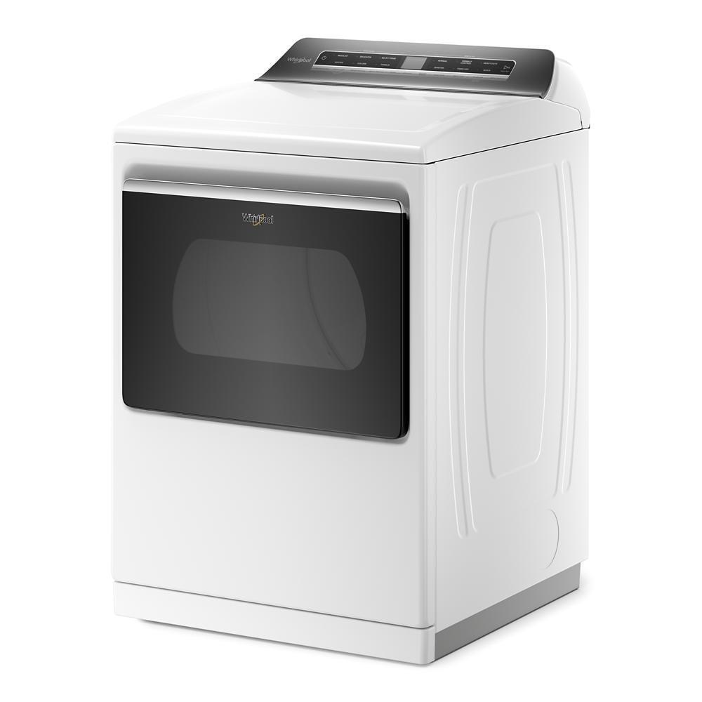 WHIRLPOOL WED8127LW 7.4 Cu. Ft. Top Load Electric Dryer With Advanced Moisture Sensing