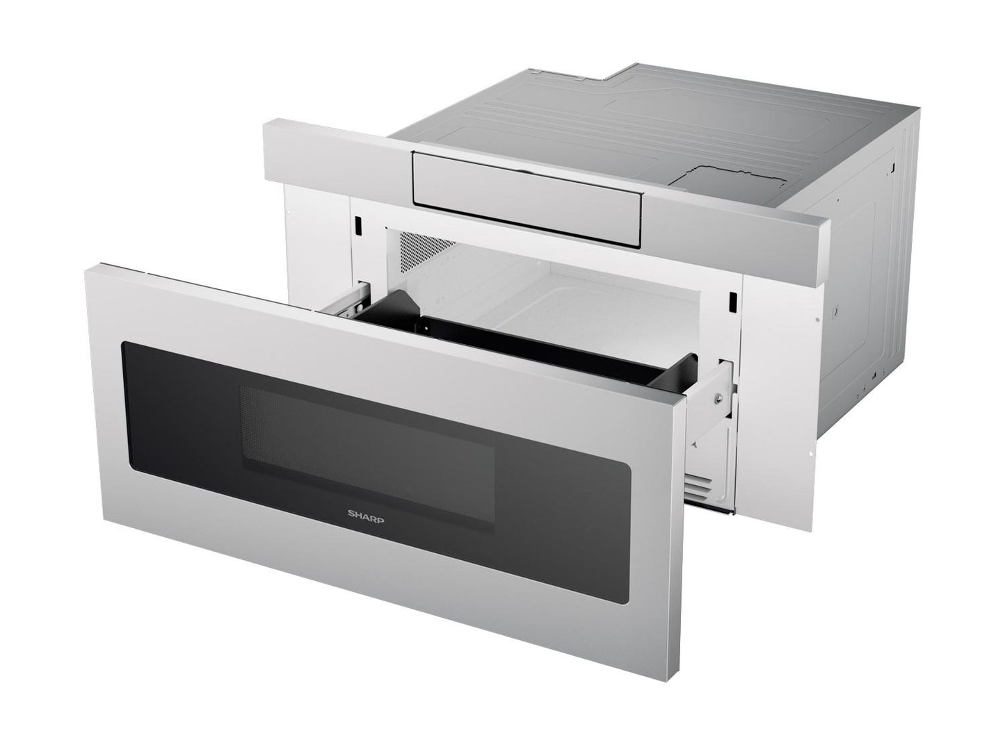 SHARP SMD3070ASY 30 In. 1.2 Cu. Ft. 950w Sharp Stainless Steel Microwave Drawer