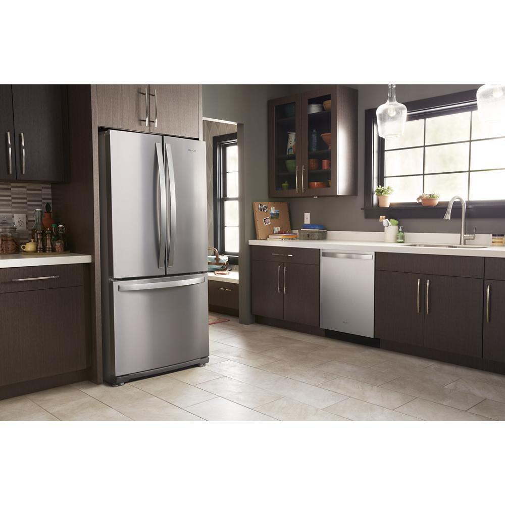 WHIRLPOOL WRF560SMHZ Whirlpool 30-inch Wide French Door Refrigerator - 20 Cu. Ft. - F...