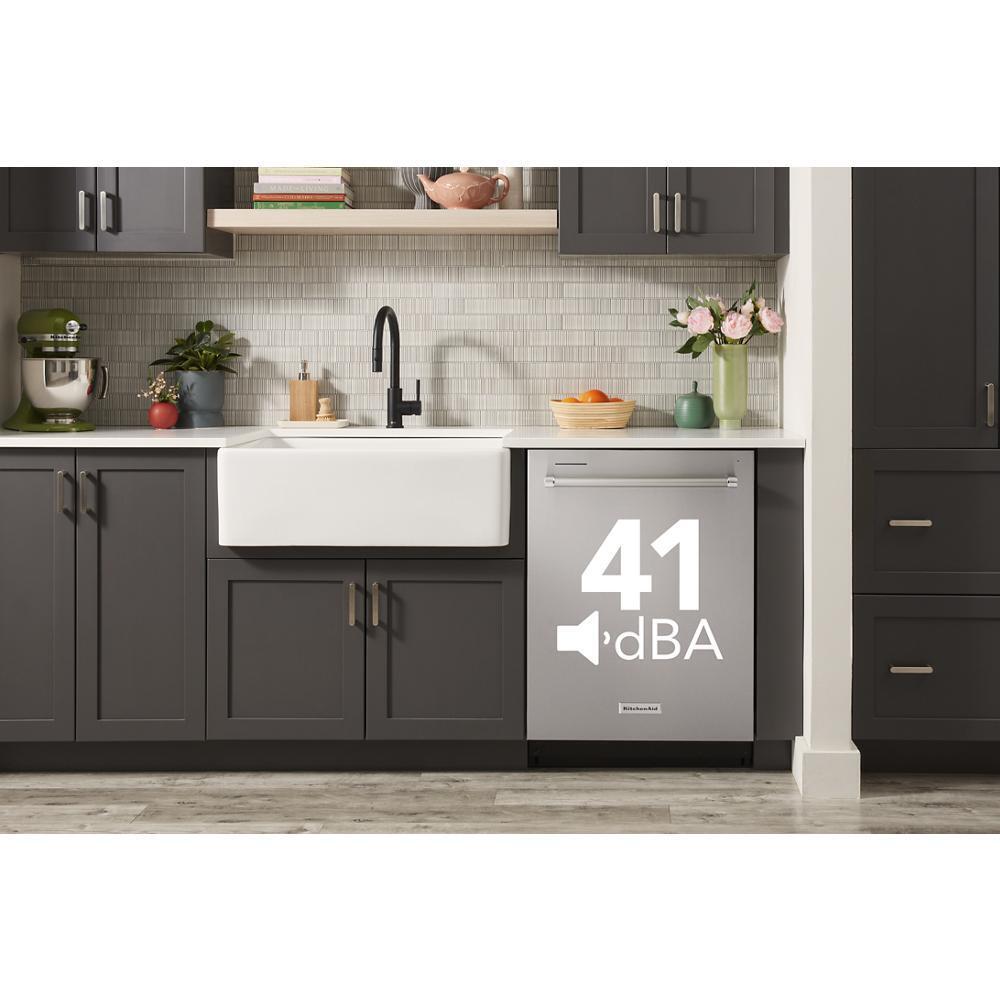 KITCHENAID KDTE304RPS Third Level Jet Rack Dishwasher With 40+ Total Wash Jets, 41 Dba