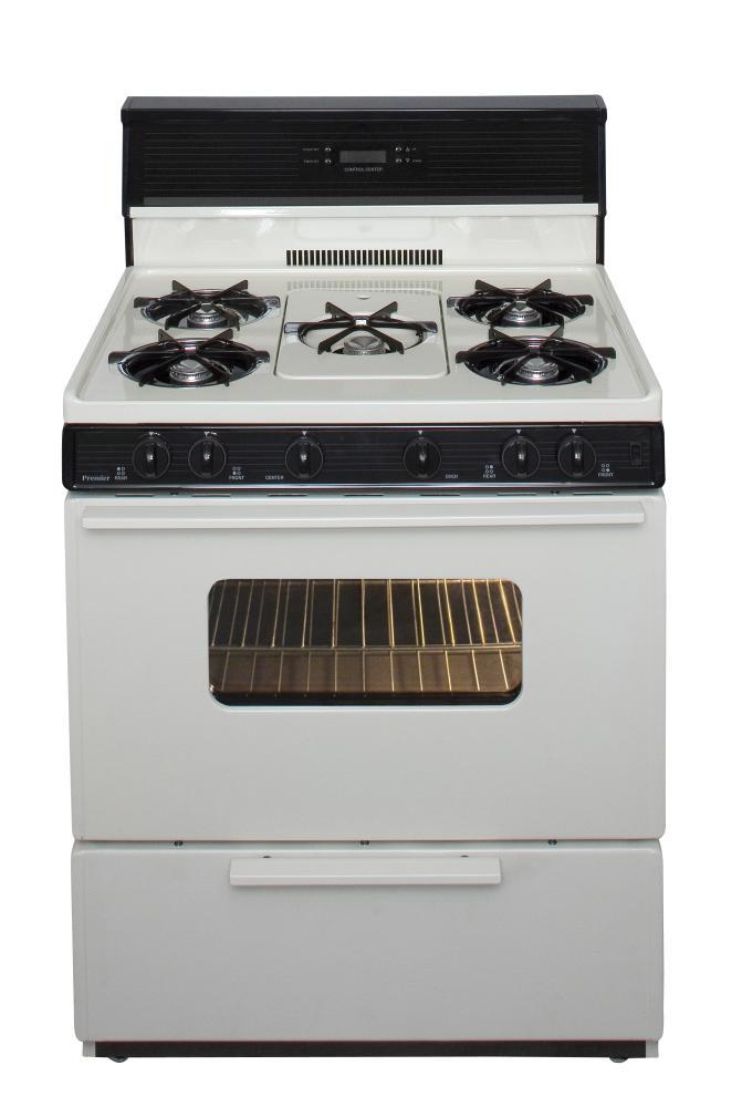 PREMIER SFK249TP Premier 30-inch Gas Range (color: Biscuit)