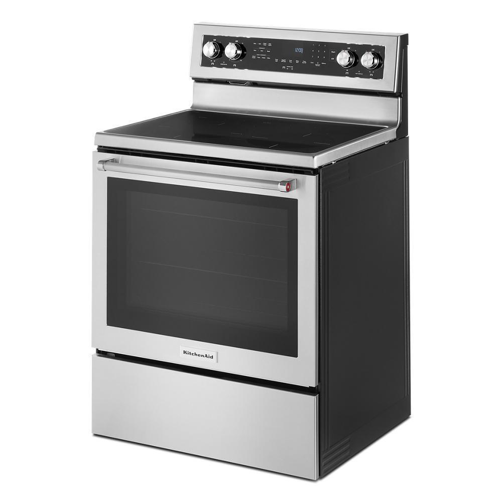 KITCHENAID KFEG500ESS Stainless Steel Kitchenaid 30-inch 5-element Electric CONVECTION...
