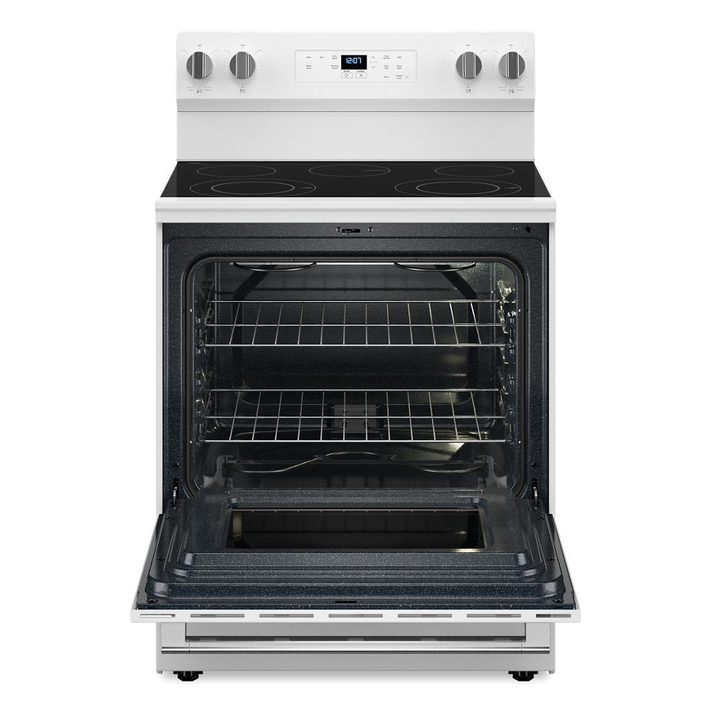 MAYTAG MFES4030RW Maytag 30-inch Wide Electric Range With Steam Clean - 5.3 Cu. Ft.