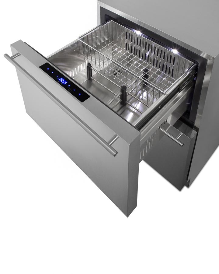 SUMMIT SPRF34D Summit 24"" Wide 2-drawer Refrigerator-freezer