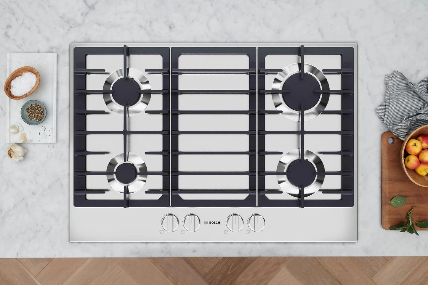 BOSCH NGM3051UC Bosch 300 Series Gas Cooktop Stainless Steel
