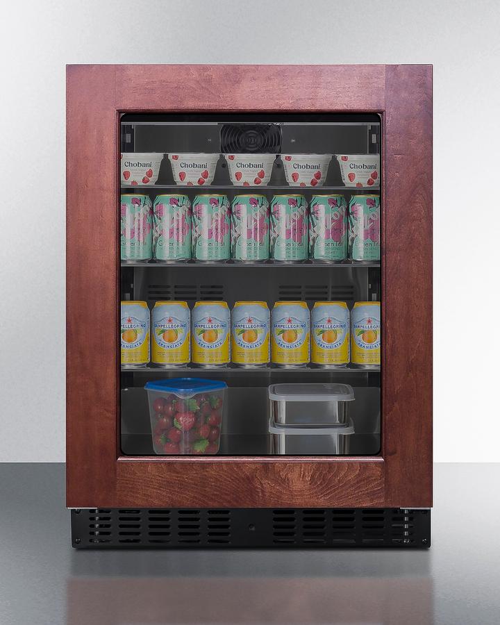 SUMMIT ASDG2411PNR 24"" Wide Built-in Beverage Center, Ada Compliant (panel Not Included)