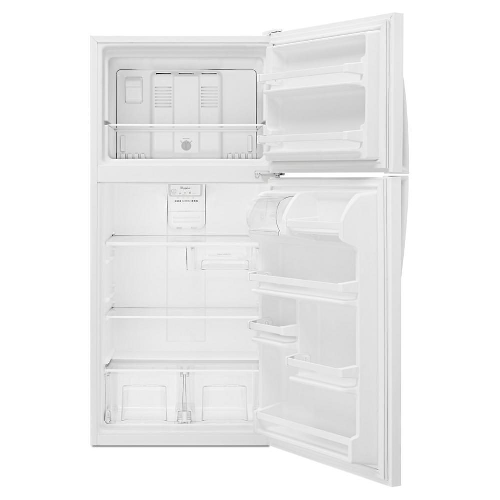 WHIRLPOOL WRT318FZDW White Whirlpool 30"" Wide Top-freezer Refrigerator With FLEXI-SLI...