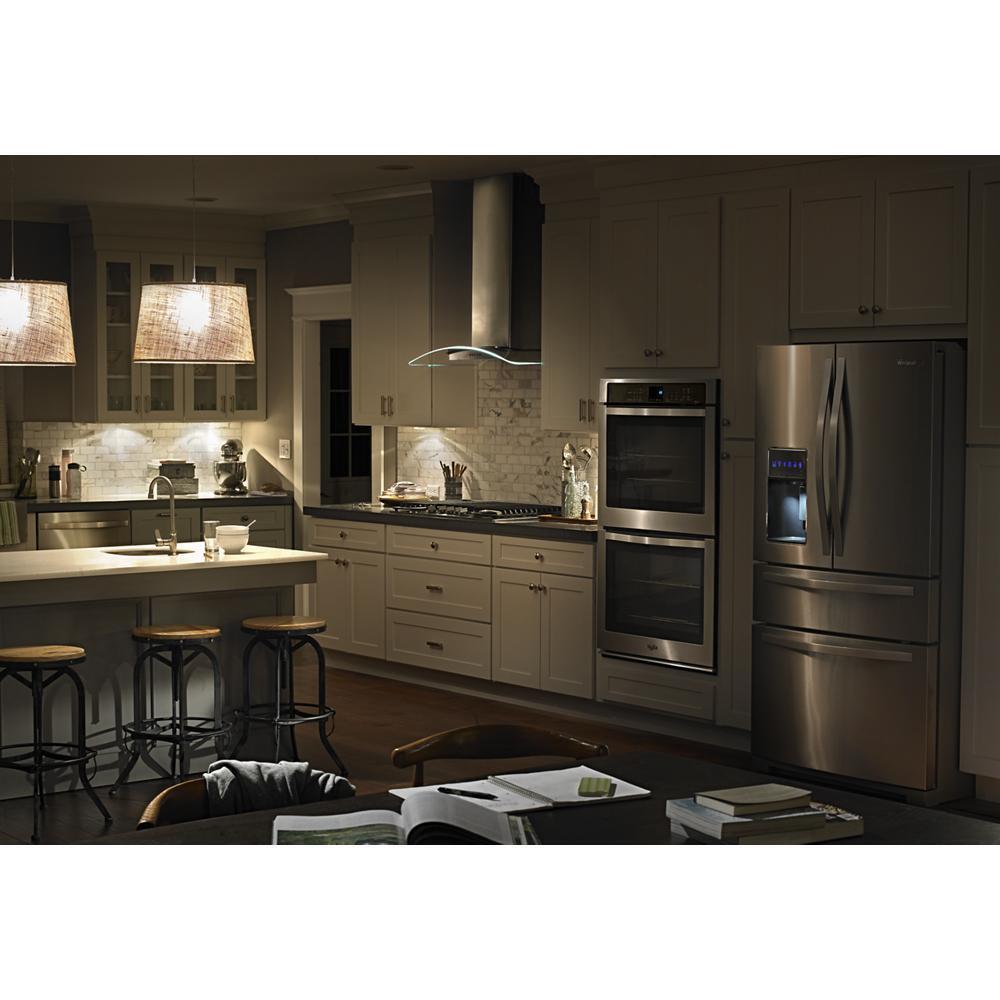 WHIRLPOOL WVW75UC0DS Stainless Steel Whirlpool 30 Inch Convertible Glass Kitchen VENT...
