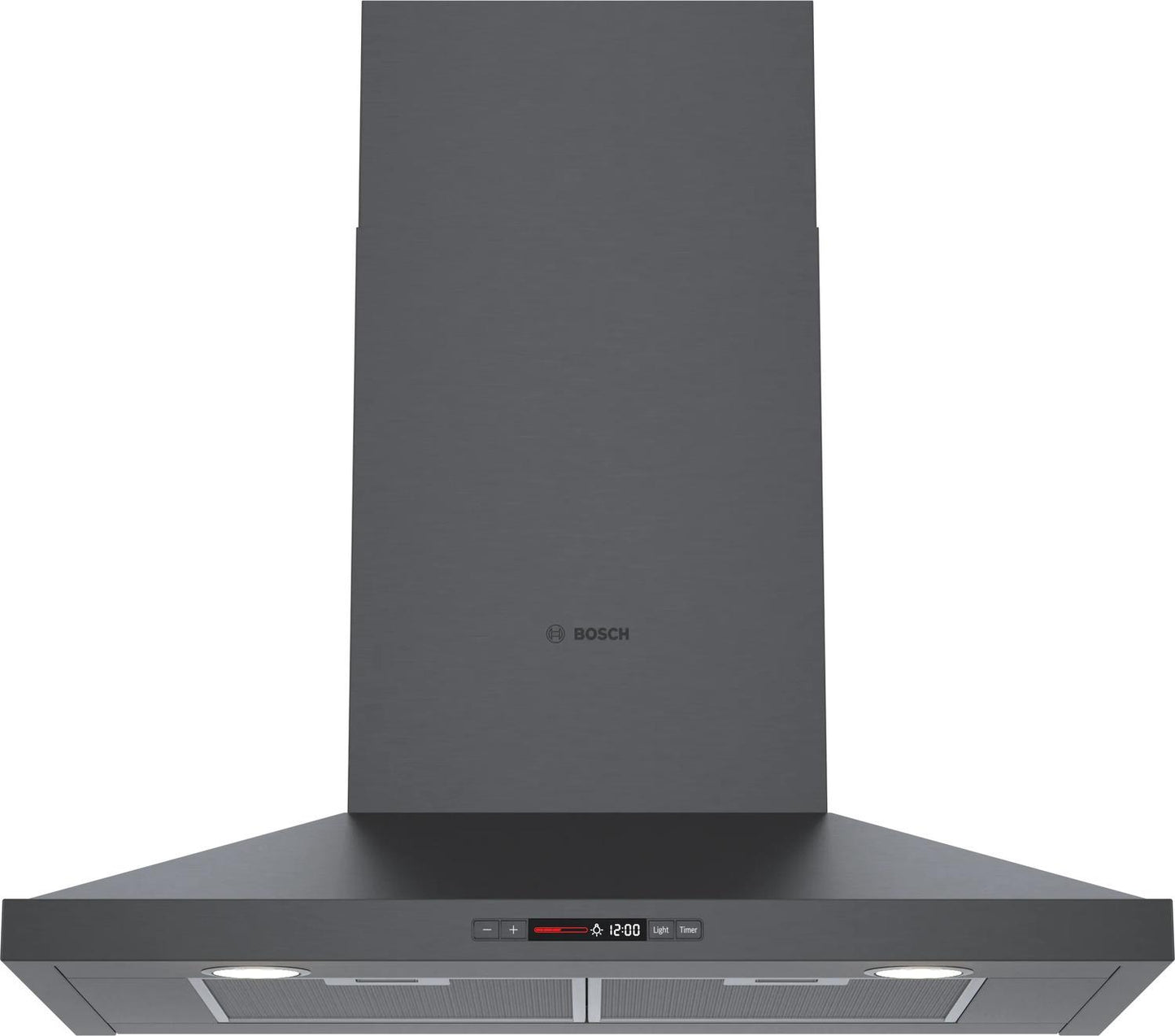 BOSCH HCP80641UC 800 Series 30"" Pyramid Canopy Chimney Hood, 600 Cfm Hcp80641uc BLAC...