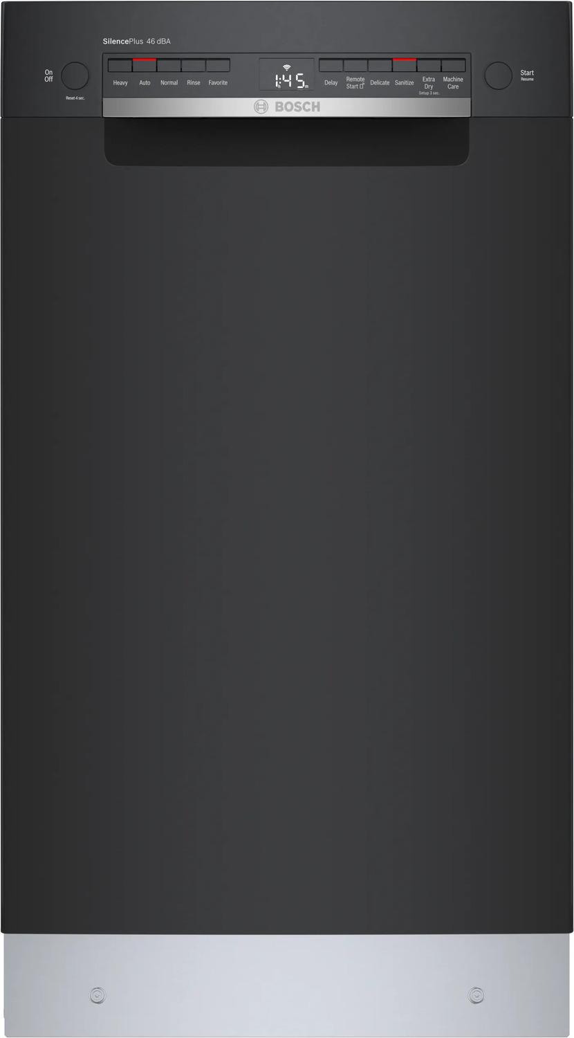 BOSCH SPE53C56UC Bosch 300 Series Dishwasher 17 3/4"" Black Spe53c56uc