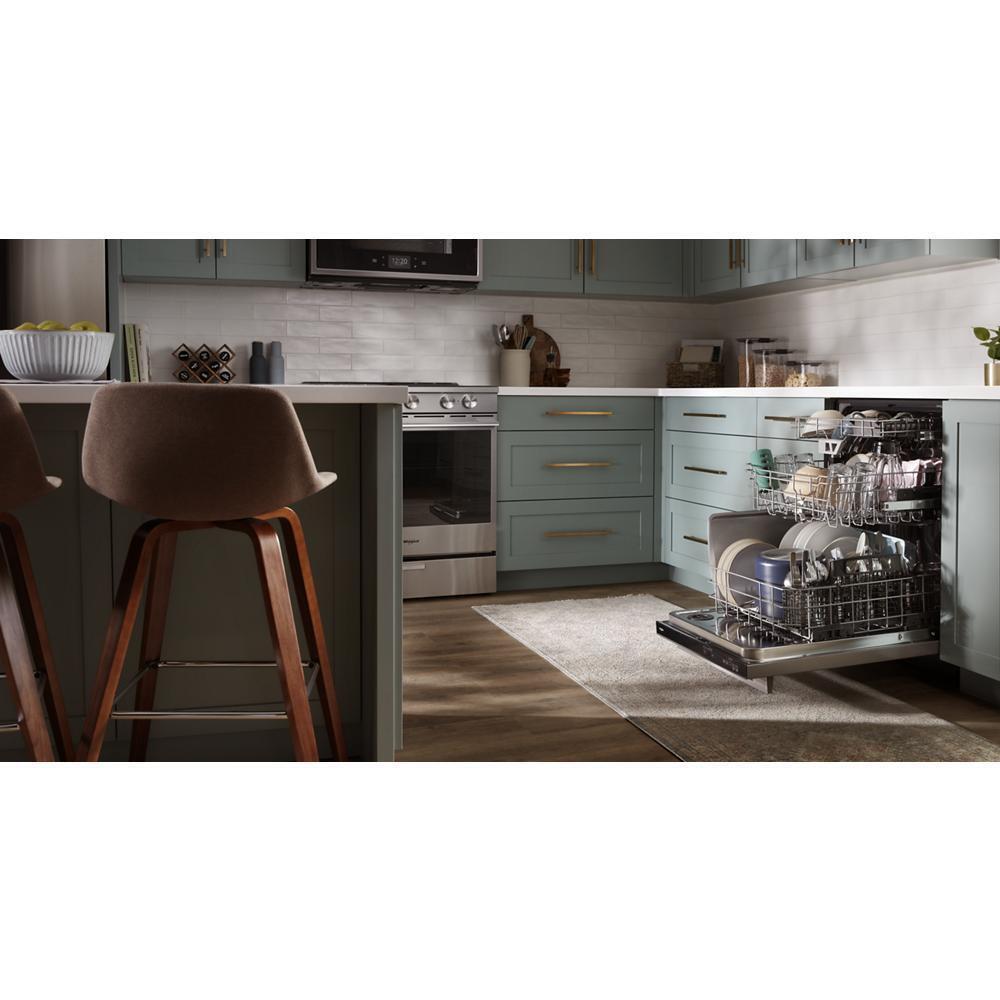 WHIRLPOOL WEEA25H0HZ Whirlpool 6.4 Cu. Ft. Smart Contemporary Handle Slide-in ELECTRI...